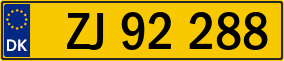 Truck License Plate